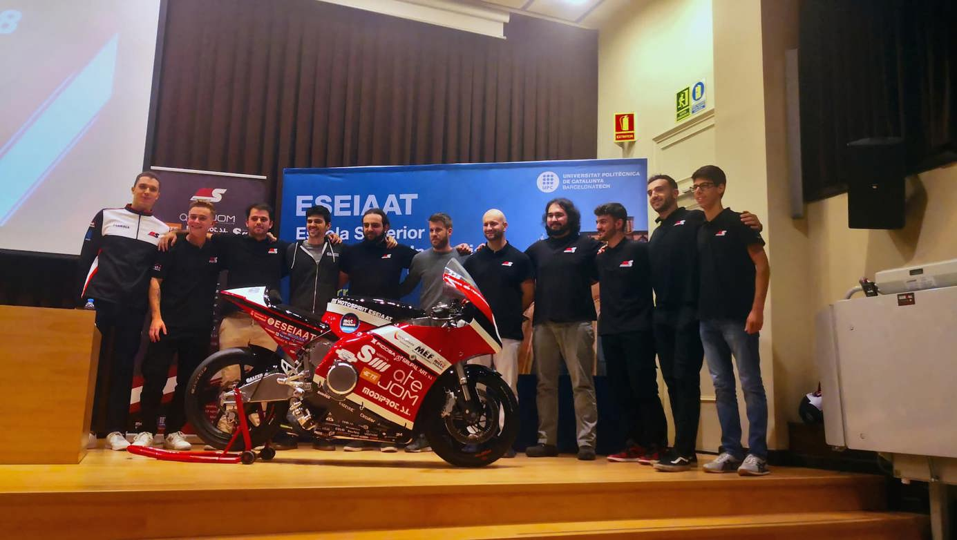 CEJN patrocina al equipo universitario MotoSpirit ESEIAAT para la International MotoStudent Competition 2023