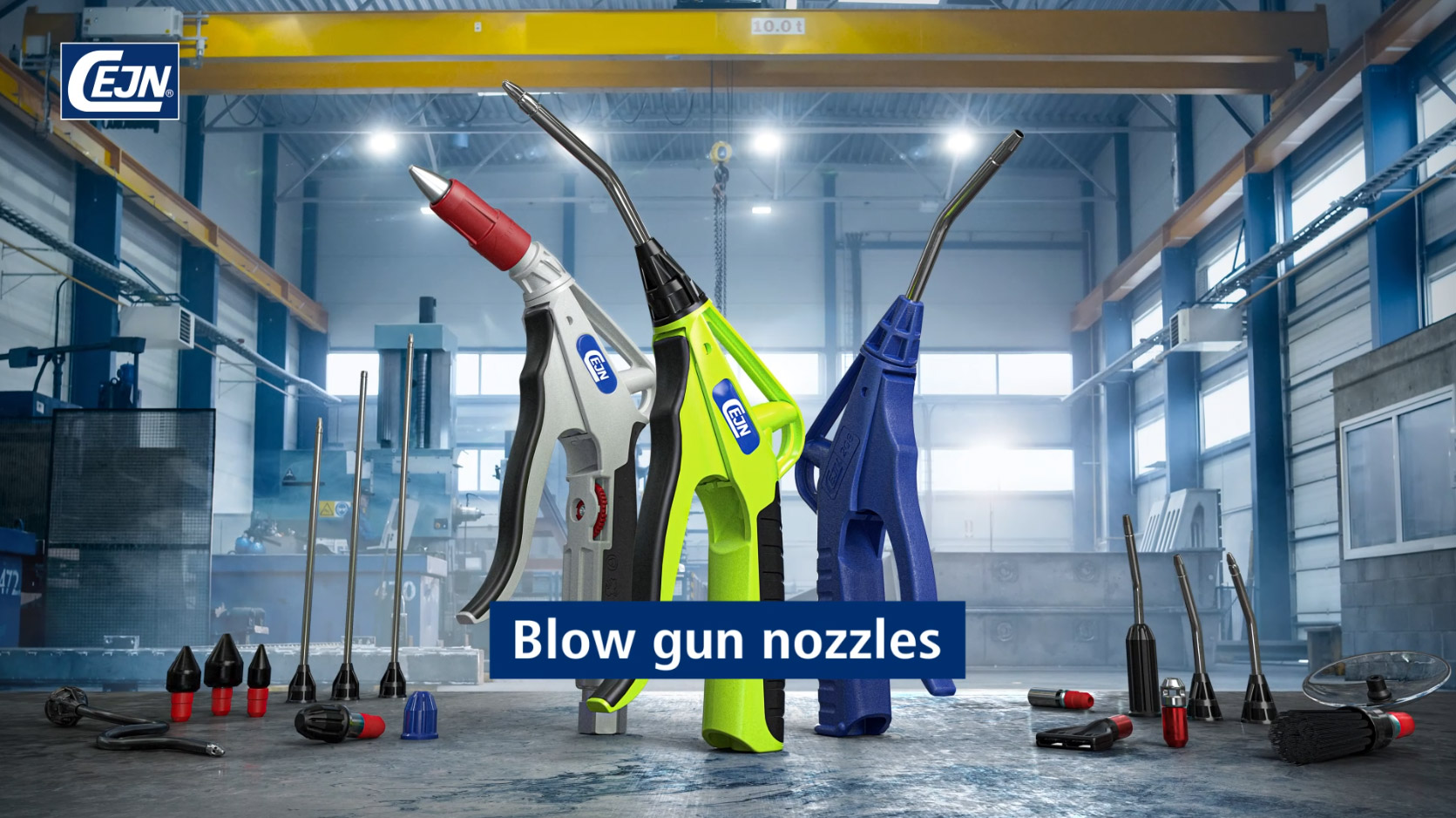 Blow gun nozzles