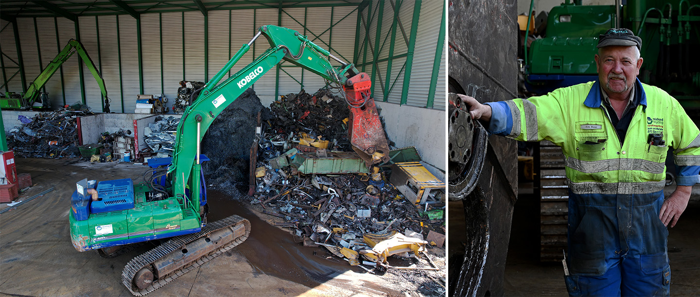 Reinhard Recycling øger ydeevnen og siger farvel til olielækager efter installationen af CEJN TLX