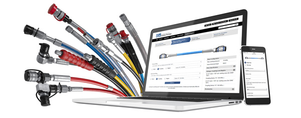 Configure and Order High-Pressure Hydraulic Hose Kits