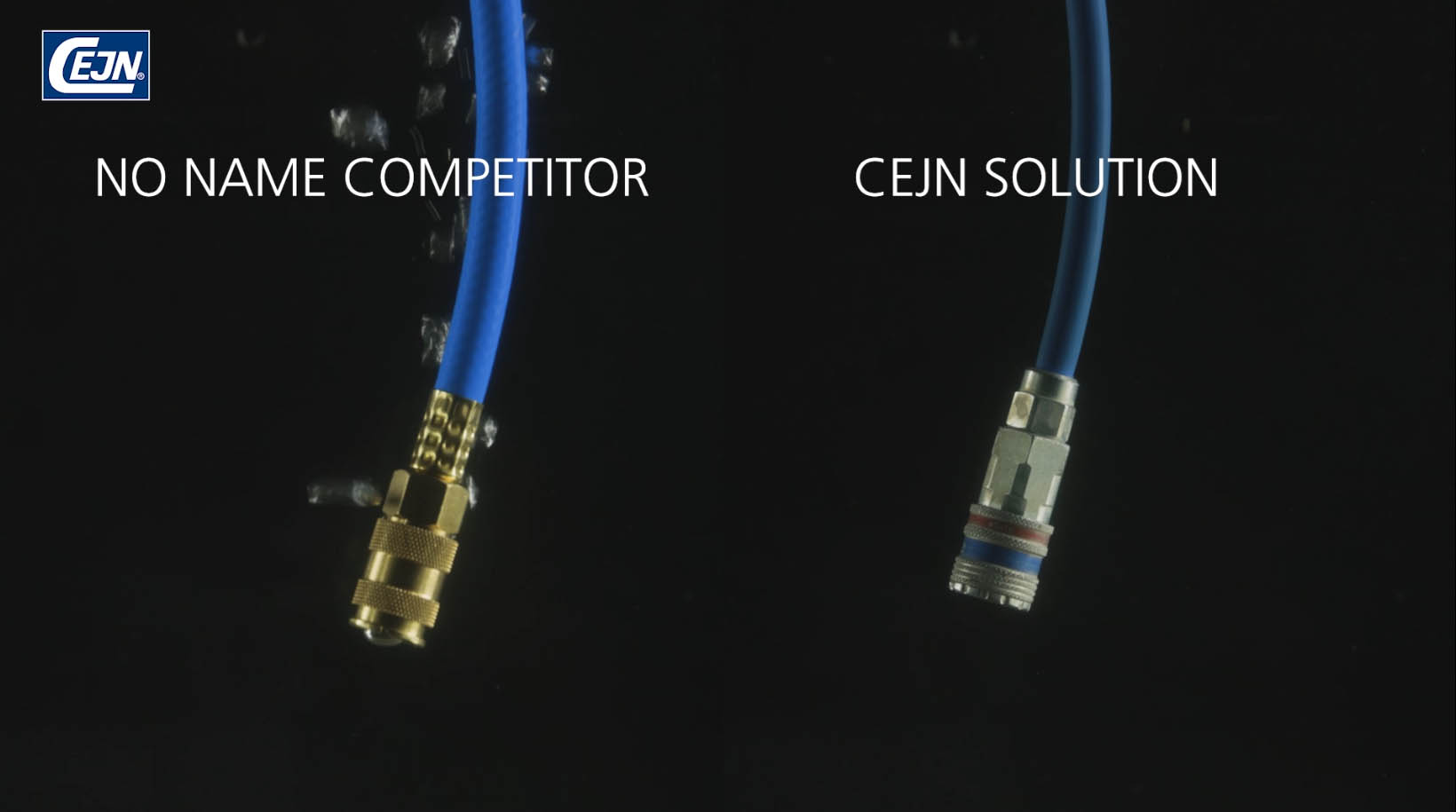 Compressed air optimisation - Brass couplings vs CEJN eSafe