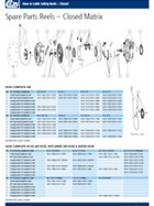 Hose & Cable reel -  spare parts guide