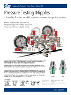 Pressure Testing Nipples / Series 359