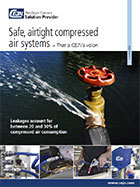 Safe, airtight compressed air systems