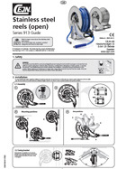 Stainless steel reels - Manual