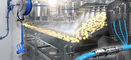 Quick coupling solutions for the food and beverage industry