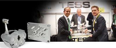 Technischer Vertriebsleiter bei TESS und Tommy Halvorsen, Vertriebsleiter bei CEJN Norden, bei einem Treffen auf der Subsea Valley Conference & Fair in Oslo 2015.