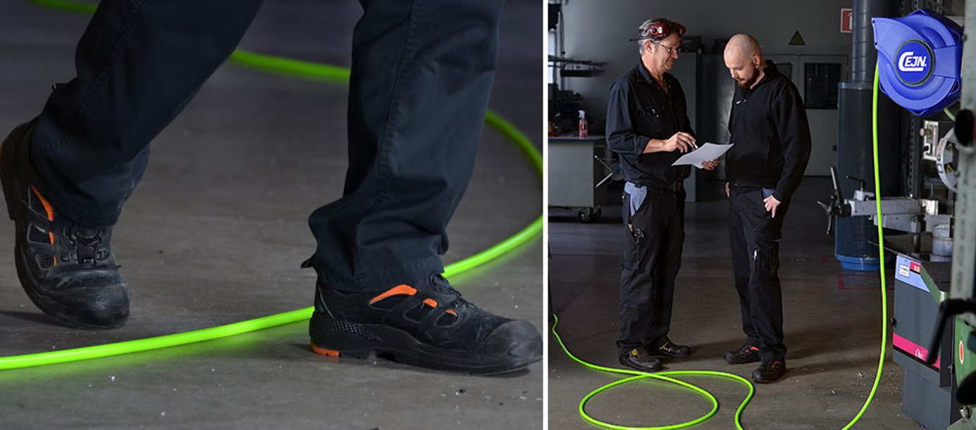 Watch your step - Introducing high visibility (Hi-Vis) hose reels