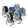 
Hose reels in stainless steel for water and compressed air