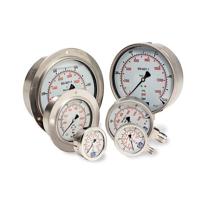 Mini Fuel Pressure Gauge 1/4 Npt Brass Pressure Gauge Manometer,Metal Air Water Oil Pressure Gauge With Double Scale,0-60Psi 0-4Bar 